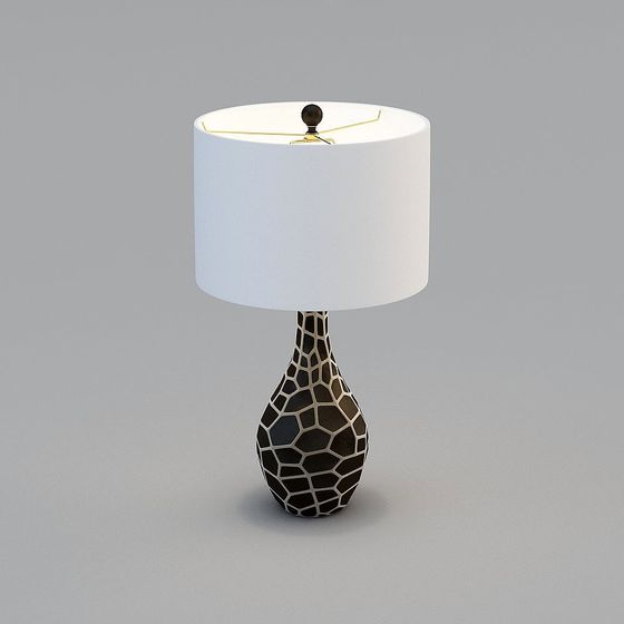 Youfan Art Amerikanische Retro Einfach Handbemalte Harz Tischlampe