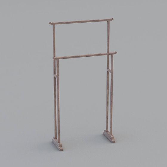 Kujiale - Nuova Combinazione di Appendini per Vestiti 3D Cinesi