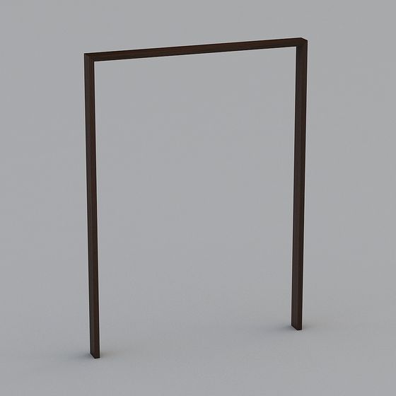 Stylish Minimalist Hanger 3D model for Creative Spaces