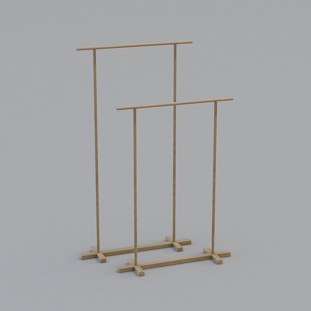 Kujiale-Combinazione di ganci per abbigliamento nordico 03