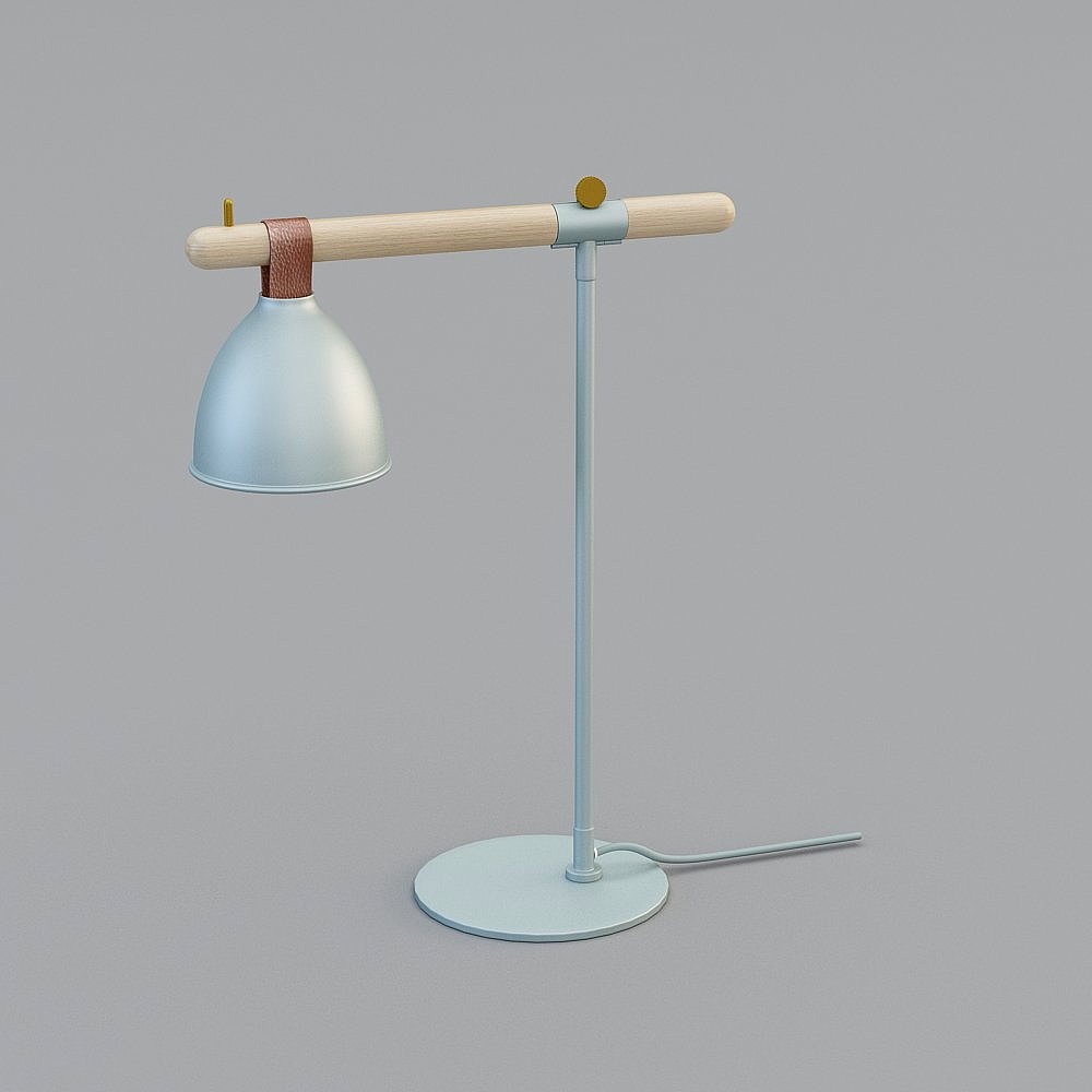Modern Minimalist 3D Table Lamp Model