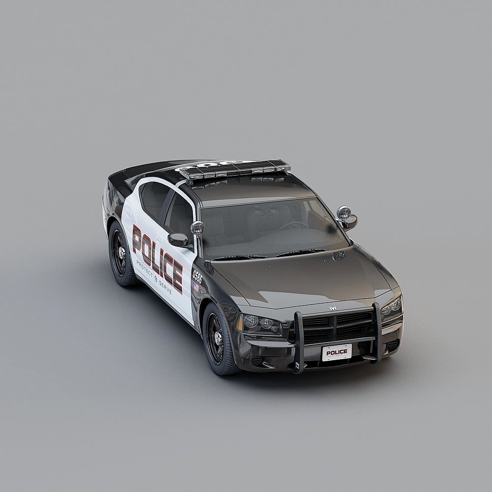 Voiture de police américaine