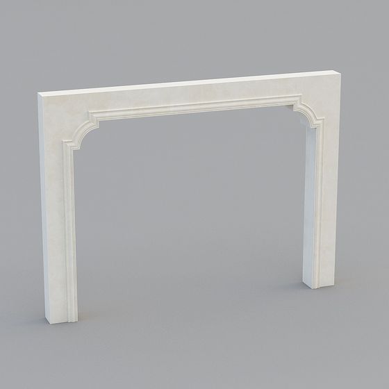Elegant Low-Polygon Arch 3D Model for Modern Designs