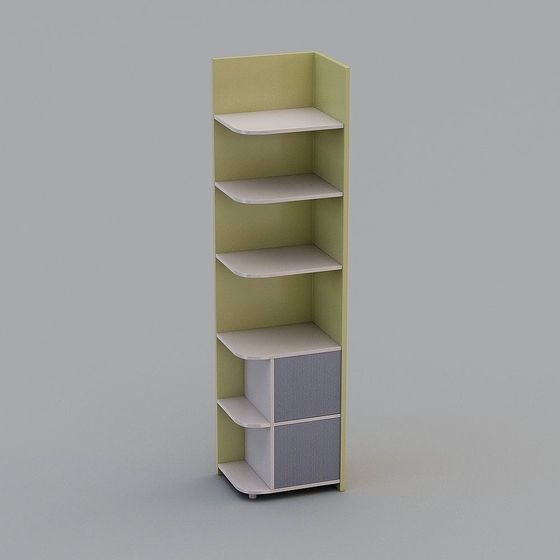 Urban Corner Shelf 3D model
