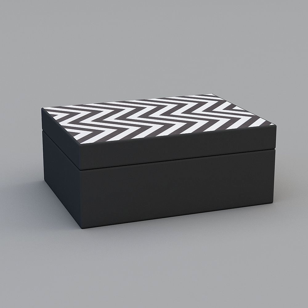 Elegant Minimalist Storage Box 3D model