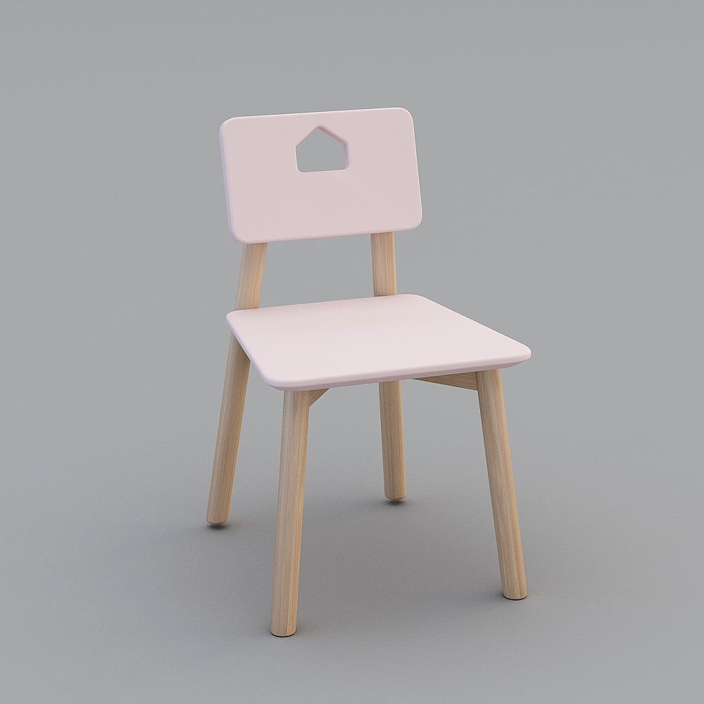 優梵藝術 追夢屋/兒童書桌椅子實木寫字臺女孩松木桌子北歐235E-4