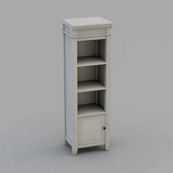 Sophisticated Minimalist Bookshelf 3D model