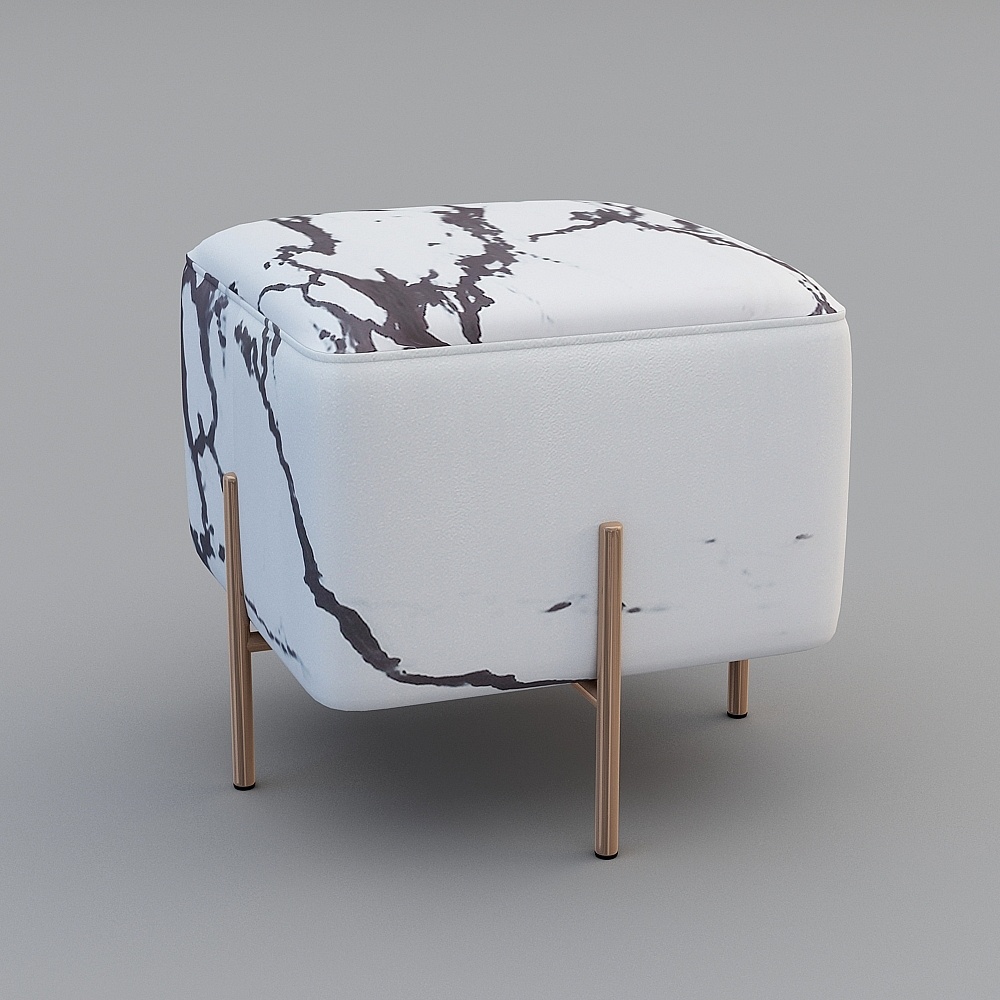 優梵藝術FIN北歐進門玄關布藝換鞋沙發長凳子臥室床尾凳簡約圓凳