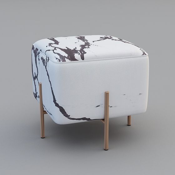 優梵藝術FIN北歐進門玄關布藝換鞋沙發長凳子臥室床尾凳簡約圓凳