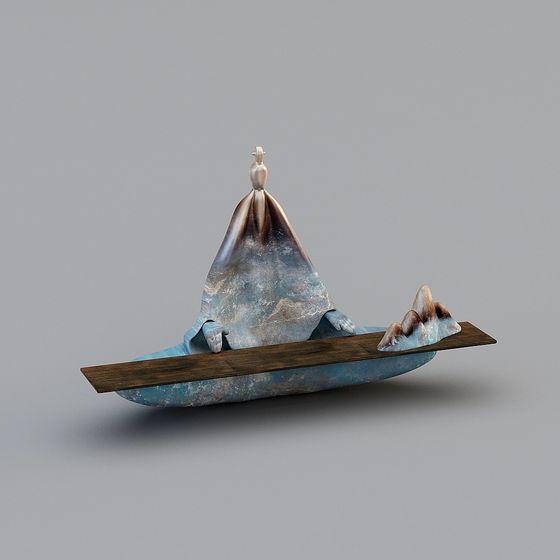 Enchanted Wizard's Hat Fantasy Sculpture 3D model