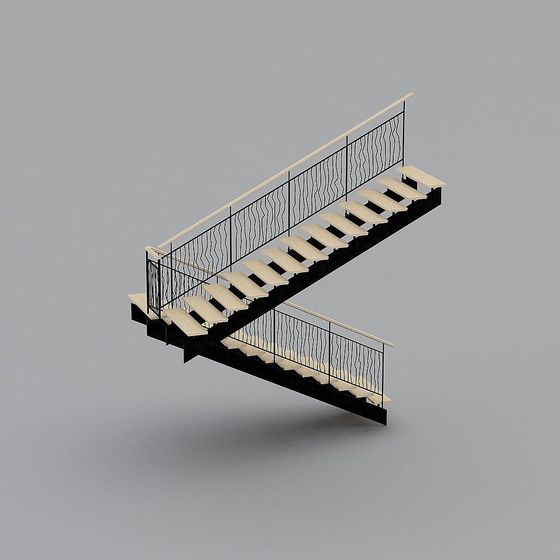 Urban Staircase 3D model