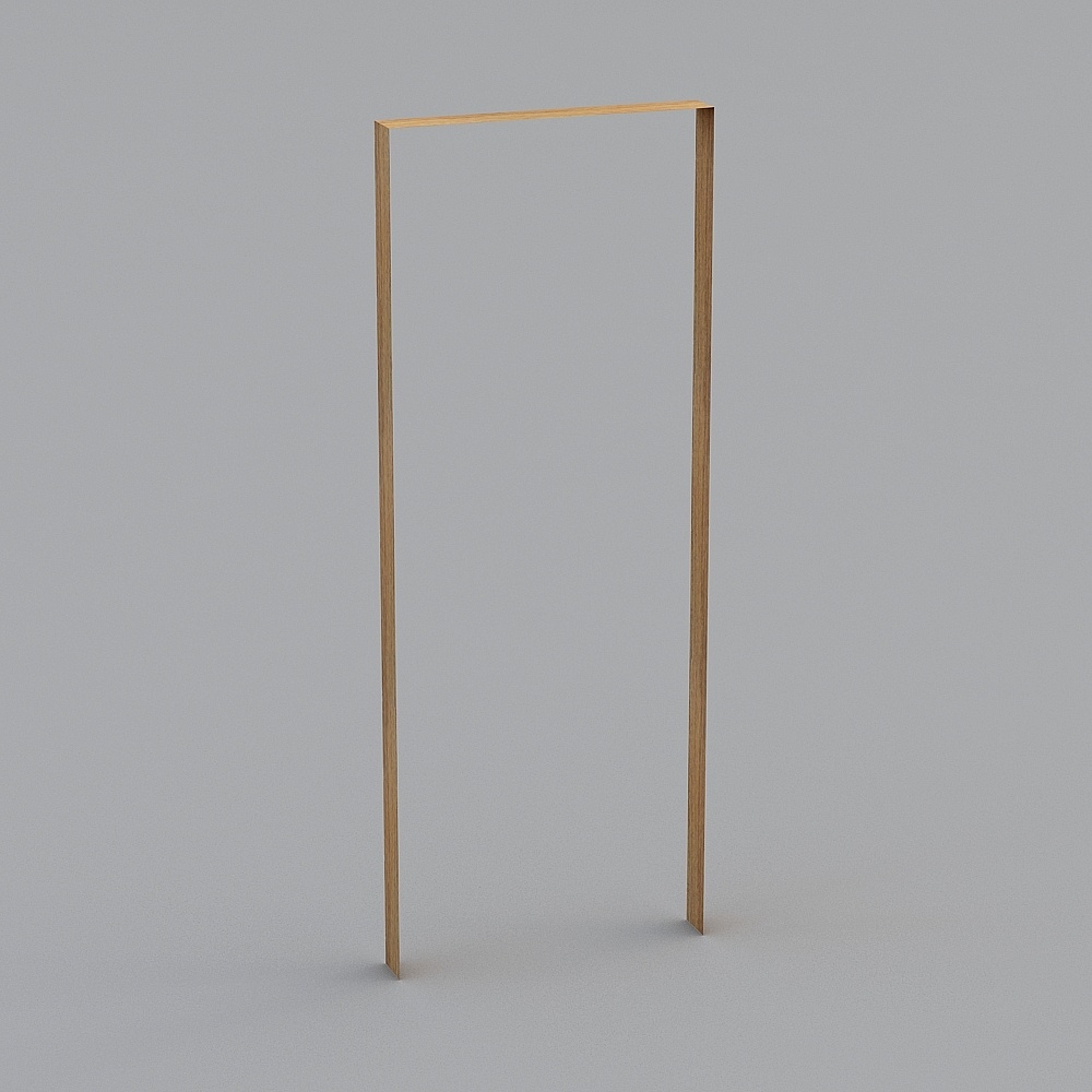 Minimalist Door Frame 3D model