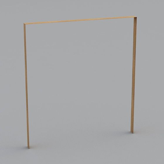 Stylish Minimalist Hanger 3D model for Creative Use