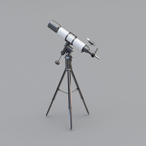 Elegant Astronomical Telescope 3D model