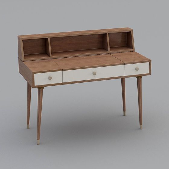 Mid-Century Modern Desk 3D model