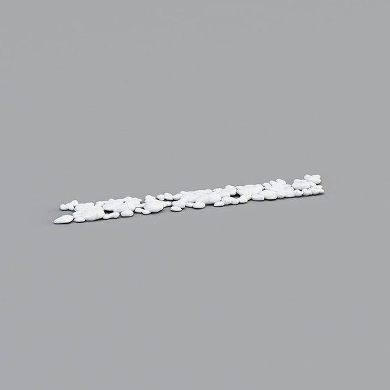 Realistic Coastal Pebble 3D Model for Creative Projects