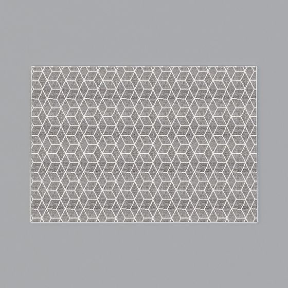 Honeycomb Carpet 3D model for Modern Decor
