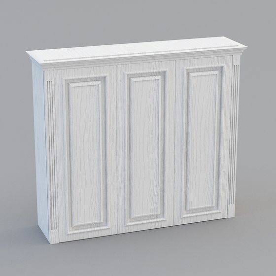 Classic Wooden Cabinet 3D model for Modern Design