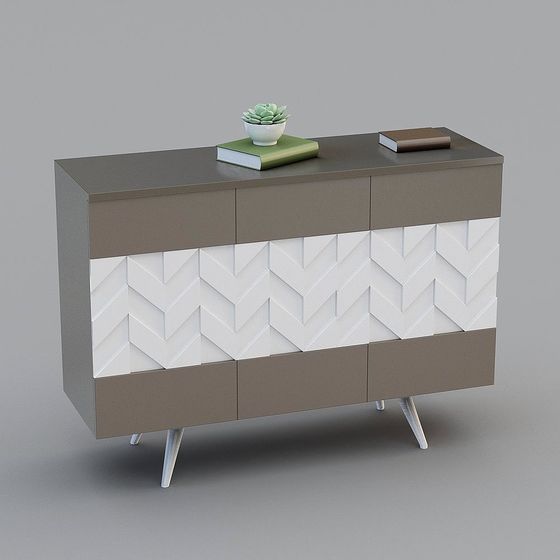 Herringbone Sideboard 3D model