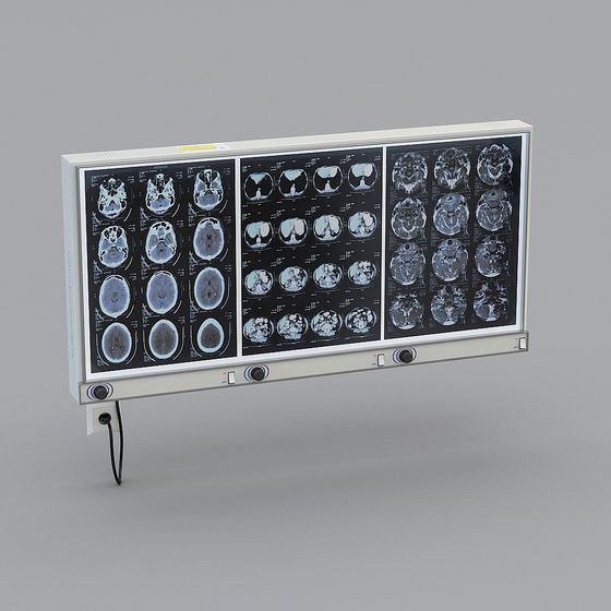 High-Detail CT Scanner 3D model for Medical Imaging