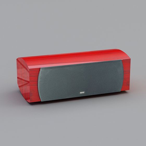 Stylish 3D Audio Speaker Model
