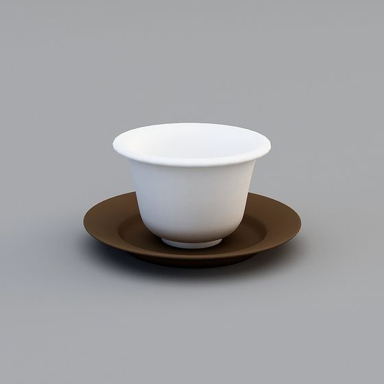 Tea Time Low-Poly 3D model