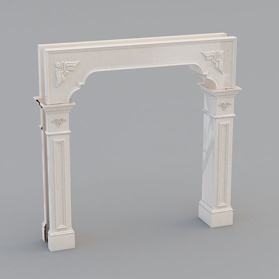 Elegant Classical Arch 3D model for Creative Projects