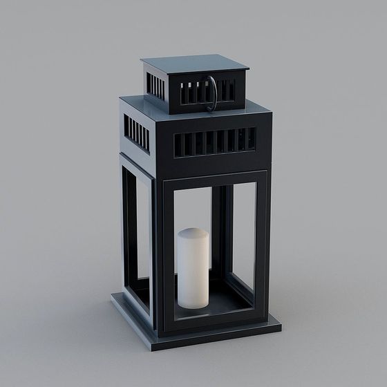 Modern Minimalist City Lighthouse 3D model