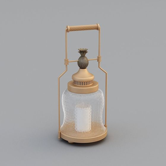 Vintage Lantern 3D model for Creative Projects