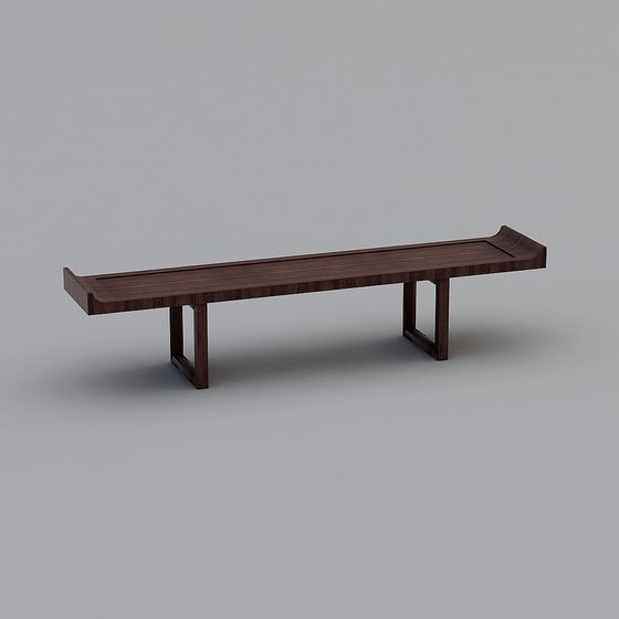 Urban Bench 3D model for Modern Settings