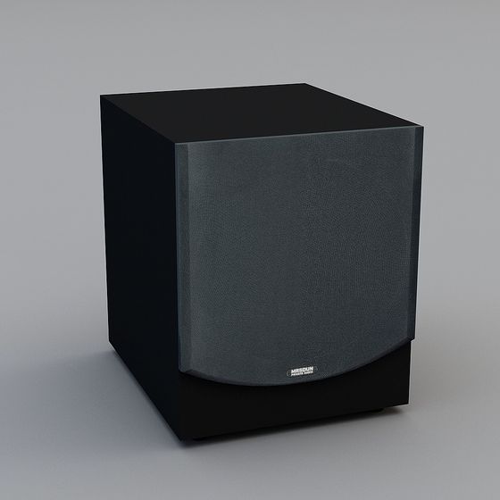 Low-Poly Modern Speaker 3D model