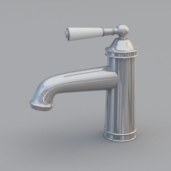 Vintage Faucet 3D Model for Elegant Design