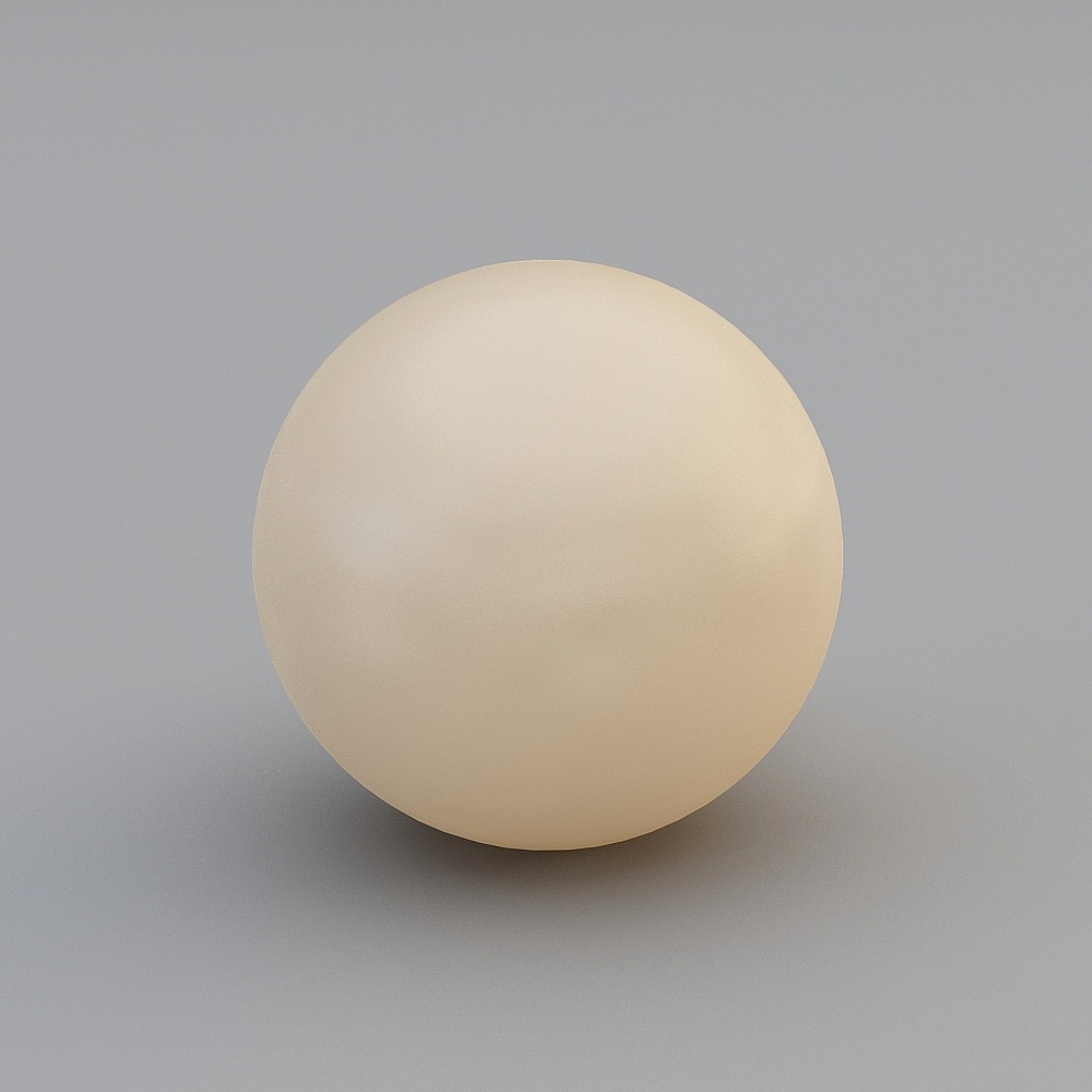 Elegant Low-Polygon Sphere 3D model