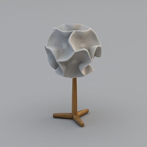 Origami Art Sphere 3D model
