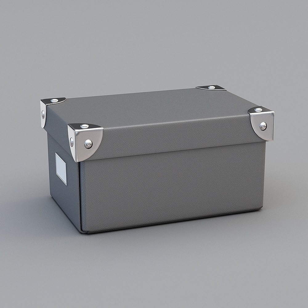 ダークグレーの箱