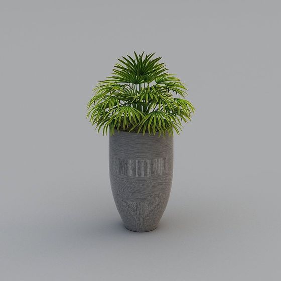 Tropical Style Vase 3D Model