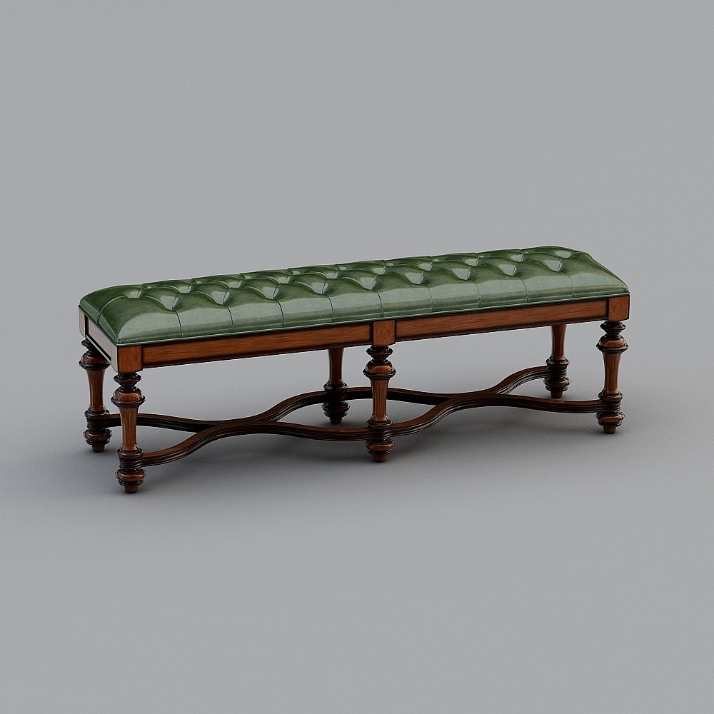 西部時光-BS-1601-床尾凳