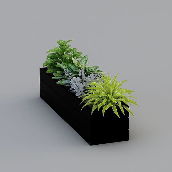 Urban Garden Planter 3D model