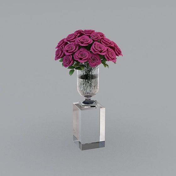 Rose of Love 3D model