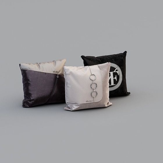 Stylish Pillow 3D Model Collection for Modern Interiors