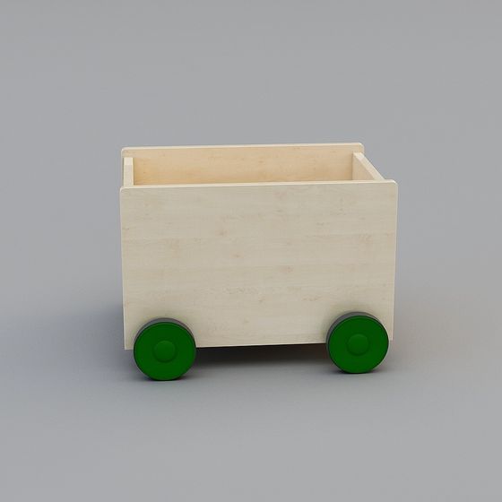 Childhood Joy Cart 3D model for Creative Projects