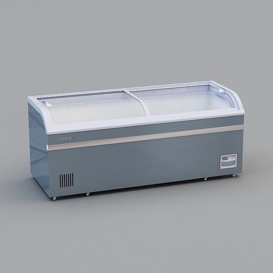 Modern Refrigerated Display Case 3D model