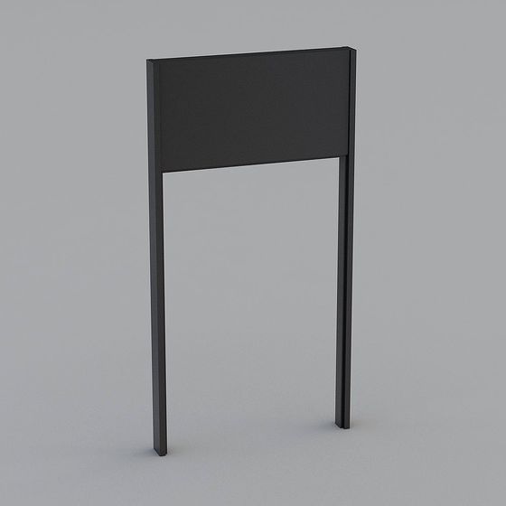 Stylish Urban Door Frame 3D model for Modern Design