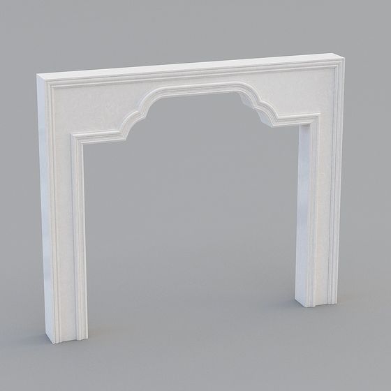 Stylish Low-Poly Arch 3D model for Creative Projects