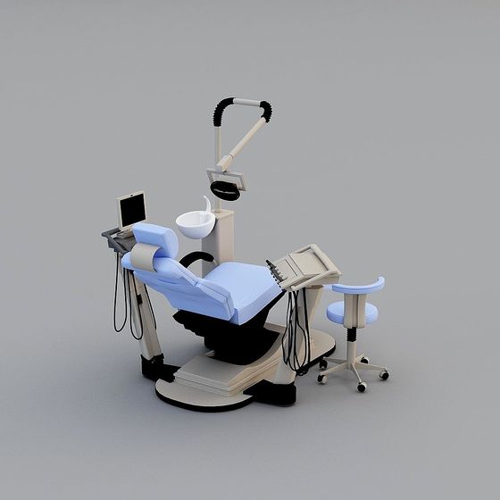 Dental Clinic 3D Model for Realistic Medical Environments