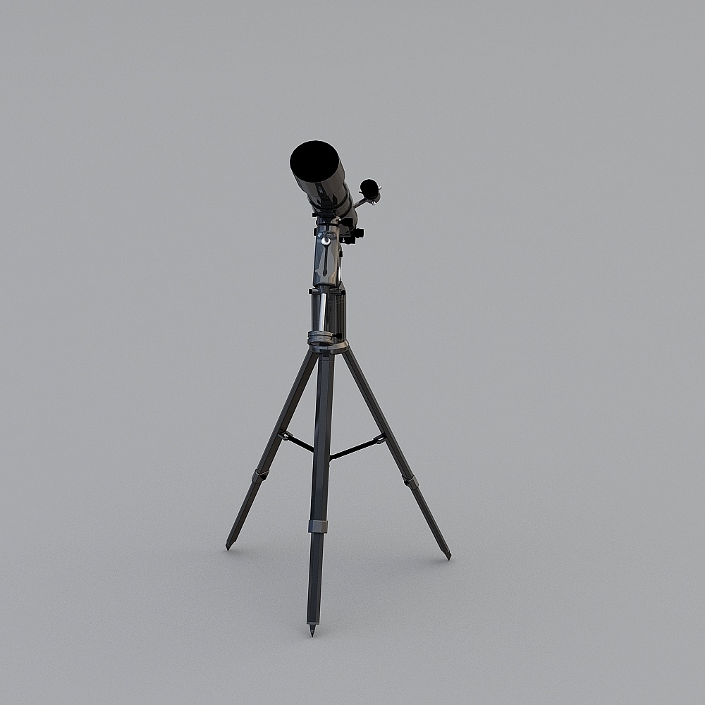Elegant Telescope 3D Model for Creative Projects