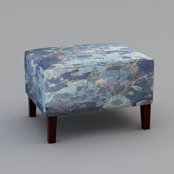 Artistic Stool 3D model for Modern Interiors