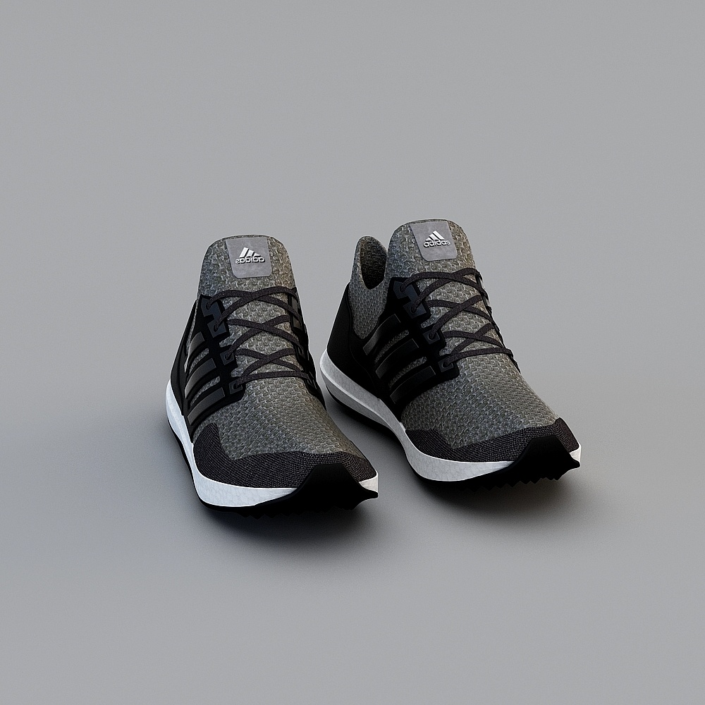 Low-Poly Trendy Sneakers 3D model