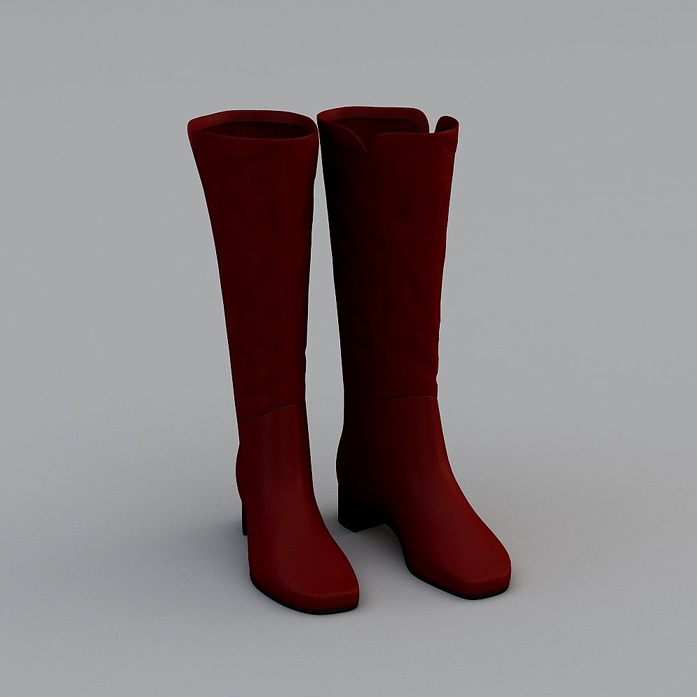 Fashion Knight Boots 3D model