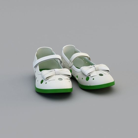 Black and Green Decorative Object 3D Model